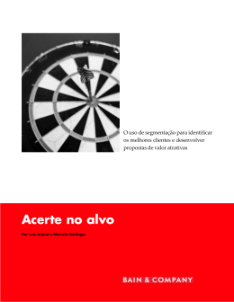 Acerte no alvo - Bain & Company