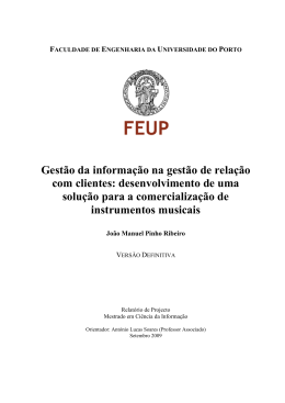 Gest&atilde;o da informa&ccedil;&atilde;o na gest&atilde;o de rela&ccedil;&atilde;o com clientes