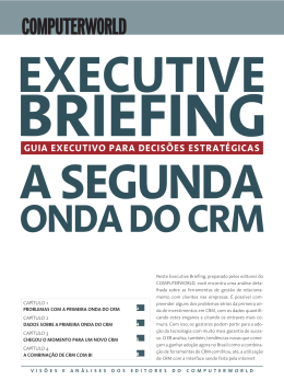 A Segunda Onda do CRM