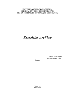 Exerc&iacute;cios ArcView