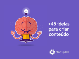 +45 ideias para criar conteúdo