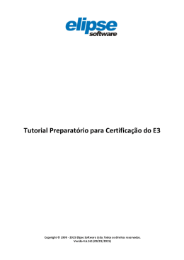 5.3 Exerc&iacute;cios - Elipse Software