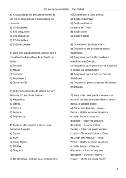 101 quest&otilde;es comentadas &ndash; Prof. Rafael 1