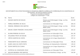 Resultado 1&ordf; Fase Aux&iacute;lio Alimenta&ccedil;&atilde;o e Transporte vers&atilde;o