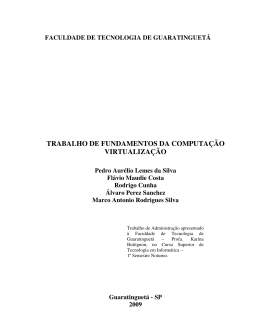 Fundamentos - Virtualizacao