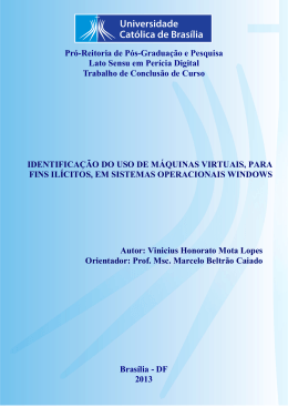 Vin&iacute;cius Honorato Mora Lopes - Universidade Cat&oacute;lica de Bras&iacute;lia
