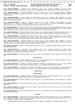 Ano 6 &ndash; n&ordm; 106/2014 Data de Disponibiliza&ccedil;&atilde;o: quinta