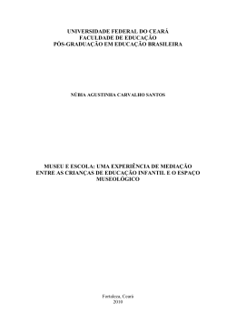 universidade federal do cear&aacute; faculdade de educa&ccedil;&atilde;o p&oacute;s