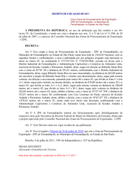 Decreto de 8 de julho de 2011_ZPE de Fernandópolis