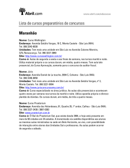 Lista de cursos preparatórios de concursos Maranhão