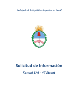 Solicitud de Informaci&oacute;n
