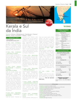 Kerala e Sul da Índia