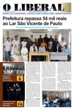 Prefeitura repassa 54 mil reais ao Lar São Vicente de Paulo