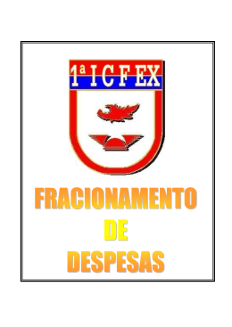 Fracionamento de Despesas