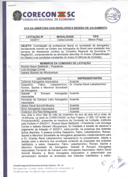 Convite 002-2011 - Corecon-SC