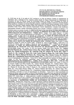 Ata 25 - Departamento de Informática