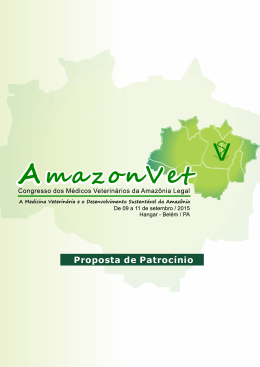 Proposta Patroc&iacute;nio AmazonVet