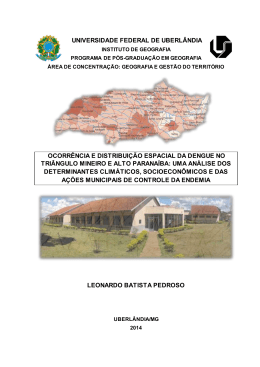 TRIÂNGULO M INEIRO E ALTO PARANAÍBA