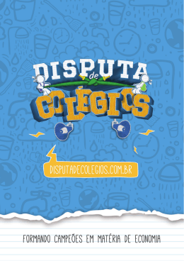 Cartilha - Disputa de Col&eacute;gios