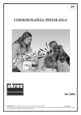 pt cuidar do planeta: &ldquo;poupar &aacute;gua&rdquo;