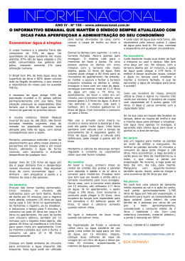 Economizar &aacute;gua &eacute; simples