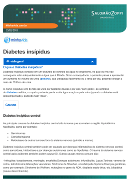 Diabetes insípidus central - SalomãoZoppi Diagnósticos