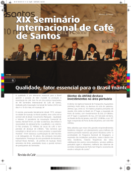 XIX Seminário Internacional de Café de Santos