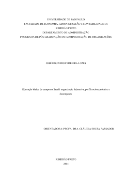 Educa&ccedil;&atilde;o b&aacute;sica do campo no Brasil: organiza&ccedil;&atilde;o federativa, perfil