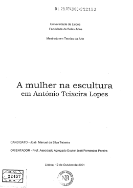 A mulher na escultura