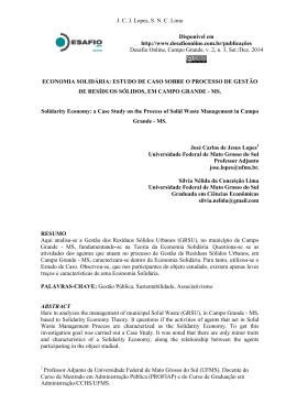 Artigo 5 - Economia Solid&aacute;ria