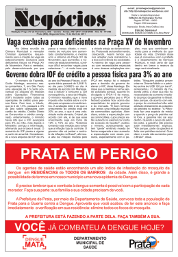 11 de Abril de 2011.indd - Jornal Neg&oacute;cios &ndash; Prata MG