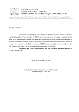 Resultado da 1&ordf; Fase &ndash; Turma 2016-2018