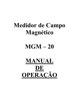 Manual MGM20
