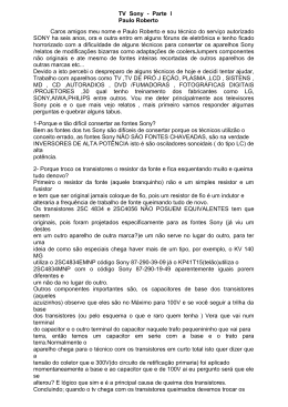 Dicas de TV SONY - turchiellows.xpg.com.br