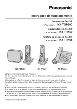 KX-TGP600/KX-TPA60/KX-TPA65_Operating - Psn