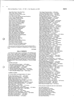 Diário da República, 2. "série _ N. 0234` _ 3 de Dezembro de 2010