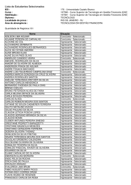 (Gradua\347\343o Tecnol\363gica