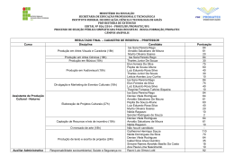 Resultado final - Edital 026/2014