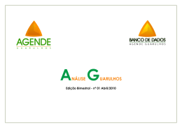 An&aacute;lise Guarulhos Bimestral n&ordm; 1