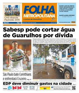 + VEJA MAIS - Folha Metropolitana