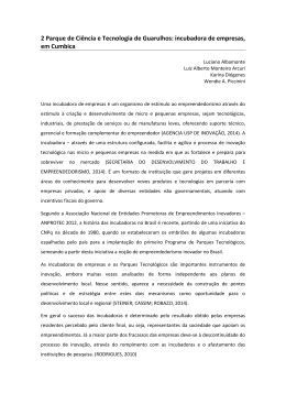 Incubadora &ndash; Agende, Guarulhos