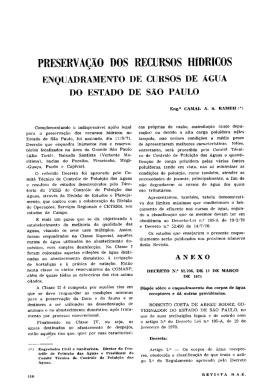 PRESERVA&Ccedil;&Atilde;O DOS RECURSOS H&Iacute;DRICOS