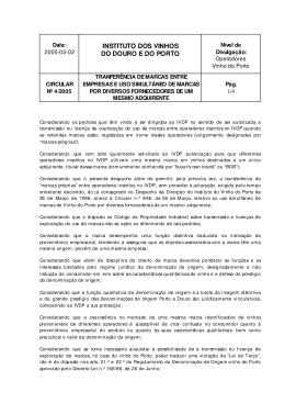 Vers&atilde;o para Impress&atilde;o - Instituto dos Vinhos do Douro e Porto