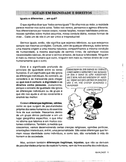 iguais em dignidade e direitos