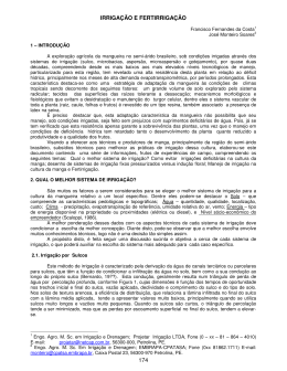 174 IRRIGA&Ccedil;&Atilde;O E FERTIRRIGA&Ccedil;&Atilde;O