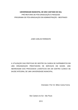 Disserta&ccedil;&atilde;o