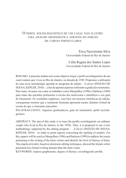 &Eacute;rica Nascimento Silva C&eacute;lia Regina dos Santos Lopes