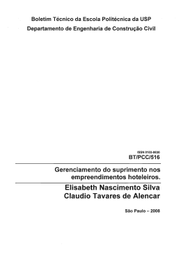 Elisabeth Nascimento Silva Claudio Tavares de Alencar