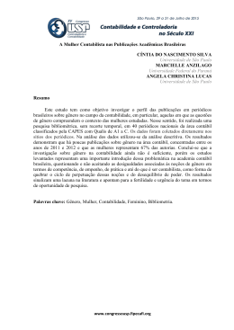 269 - Congresso USP de Controladoria e Contabilidade