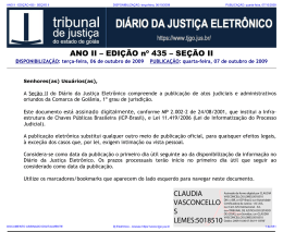 tj-go di&aacute;rio da justi&ccedil;a eletr&ocirc;nico - edi&ccedil;&atilde;o 435 - se&ccedil;&atilde;o ii